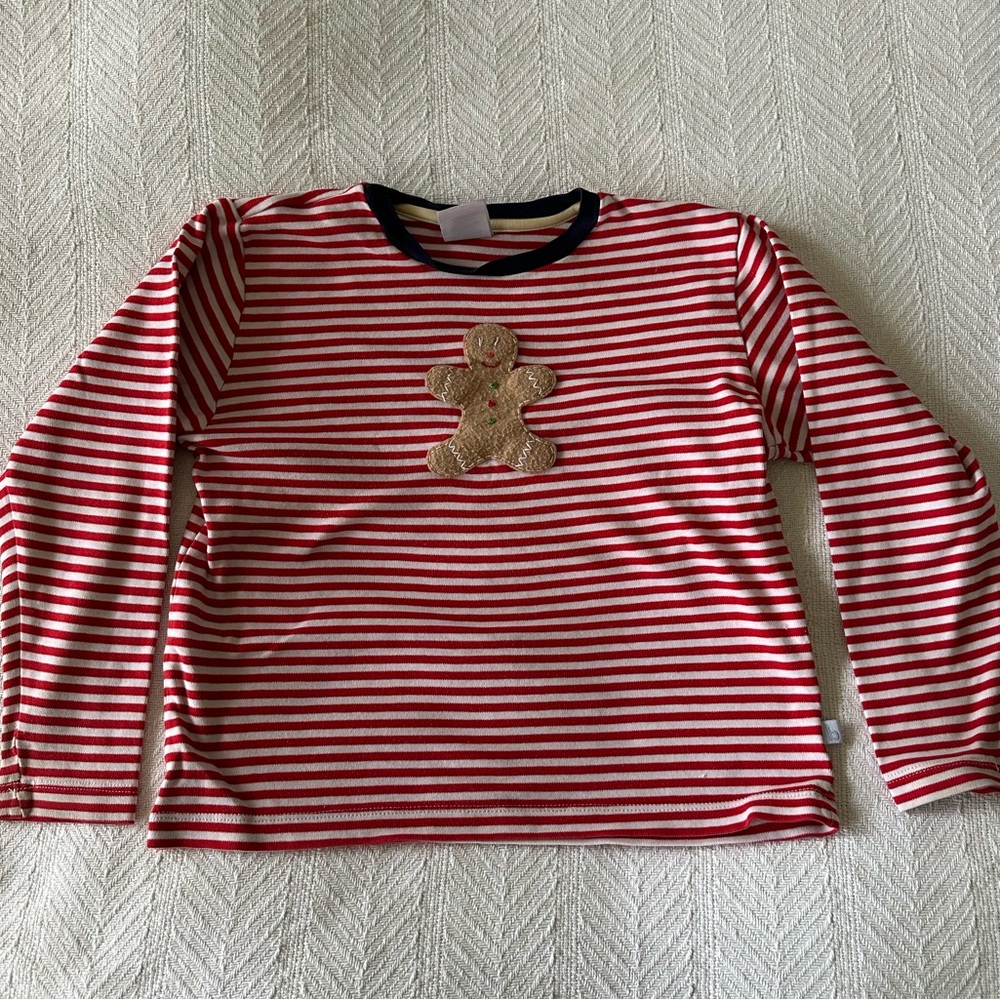 Bella Bliss appliqué tee gingerbread